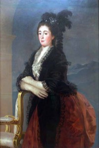 ca. 1783 Dona Maria Teresa de Vallabriga y Rozas by Francisco de Goya y Lucientes (Neue Pinakothek - München, Bayern, Germany) From worldart.sjsu.edu