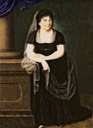 ca. 1805  Sophie Caroline Marie von Braunschweig-Wolfenbüttel im Witwenkleid by ? (location unknown to gogm) Wm