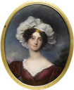 ca. 1820-1825 Lady Charlotte Greville (née Bentinck) (1775-1862) by William Essex (auctioned by Bonhams)