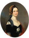 ca. 1845 Lady from family of Counts von Hoensbroech by Franz Schrotzberg (for sale by Boris Wilnitsky) From the gallery's Web site despot deprint erased surround