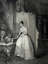 ca. 1850 Adelaide of Austria, Queen of Sardinia drawing by ?