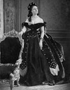 ca. 1865 Countess Castiglione wearing a dark star-themed dress looking upward From mashable.com:2016:05:03:virginia-oldoini:?utm cid=mash-com-fb-retronaut-link#FAcs9.komkq0 detint