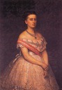 ca. 1870 Maria Luise von Hohenzollern-Sigmaringen, Countess of Flanders by unknown (location unknown to gogm)