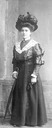 ca. 1900 Marie Louise von Hannover Cumberland by Hugo Kühn Wm despot dress and immediate vicinity fixed upper third left edge detint