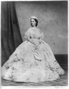 Carlota in full crinoline - from the front