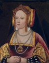 Catherine of Aragon by ? (location ?) From Pinterest search decrack inc. shadows