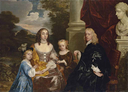 Charles Dormer, 2nd Earl of Carnarvon, his wife Elizabeth, née the Hon. Elizabeth Capel, and their children by Sir Peter Lely (auctioned by Christie's)