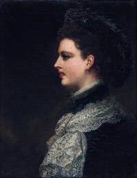 Charlotte, Countess Spencer (1835-1903) by Louis William Desanges (auctioned by Christie's) Wm X 1.5