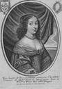 Claire-Clémence de Maillé Brézé by Balthasar Moncornet