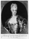 Cosel, Anna Konstanze Gräfin von, geb. Brockdorff by Pieter Schenk