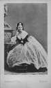 1861 Anne, Duchess of Sutherland seated while resting head on hand by Disdéri & Cie.
