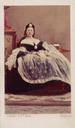 1861 Anne, Duchess of Sutherland seated, colorized image by Disdéri & Cie.