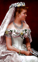 Duchess of Connaught wedding portrait colorized by AlixofHesse