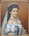 1867 Sisi in Hungarian coronation dress after Georg Raab (location unknown to gogm)