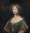 Elisabeth-Charlotte du Palatinat d'Orleans, Madame (1652-1722), second wife of Philippe I d'Orleans by ? (auctioned by Doyle) From mutualart.com increased exposure and filled in shadows. png