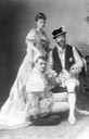 Empress Alexandra, her father (Grand Duke Louis IV of Hesse and by Rhine) and brother (Grand Duke Ernest Louis) by ? From pinterest.com/venessasue/history-queen-victorias-reign-and-family/?lp=true despot deint X 1.25