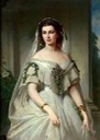1859 Maria Sofia wedding portrait by ? (private collection) From pinterest.com:infotundra:vestidos-época: X 1.5