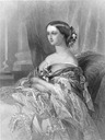 1854 Empress Eugénie print after Winterhalter
