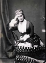 1872 Empress Eugenie resting her head on her hand