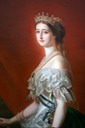 Empress Eugénie by Etienne Billet after Winterhalter (Marseille Naval Museum)