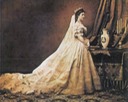 1867 Elisabeth in Hungarian court dress by Worth photo by Emil Rabending