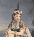 Eugenie as an Asian queen