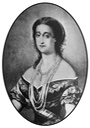 1854 Eugenie by Emile Lassalle after Edouard Louis Dubufe