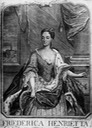 Friederica Henrietta von Anhalt-Köthen (1702 - 1723) by ? Wm X 1.5