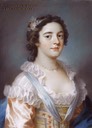Henrietta, Countess of Abergavenny (1730-1768) by William Hoare of Bath (auctioned by Christie's)