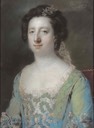 1758 Hon. Bridget Bourke by Francis Cotes (auctioned by Christie's)