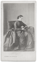 1864 Eugenie de Montijo, Empress of the French with a book photographed by Sergei Levitsky