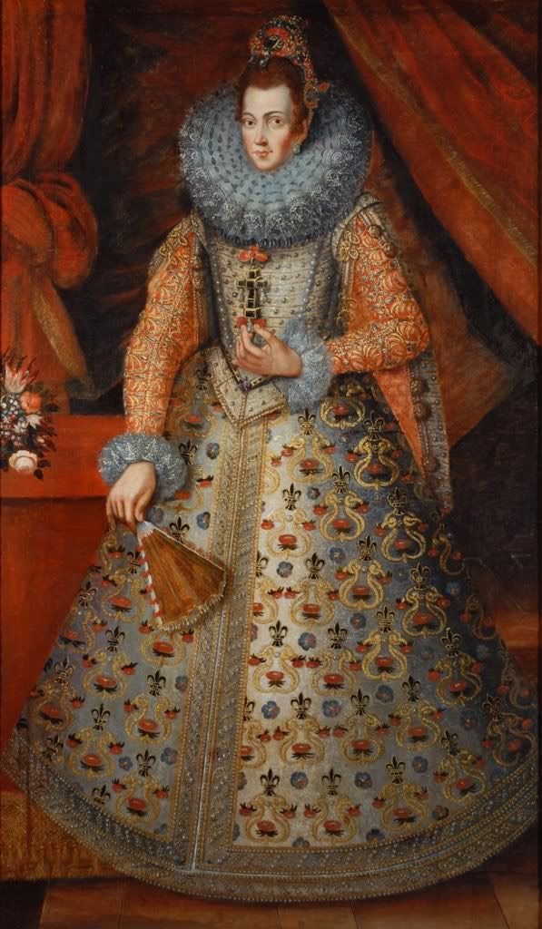Infanta Isabel Clara Eugenia gobernadora de los Paises Bajos by ? (location ?) From Pinterest search