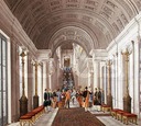 Empress Eugenie in a grand hall