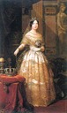 1848 Isabel II by Federico de Madrazo y Kuntz (Museo Nacional del Prado - Madrid, Spain)