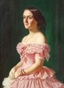 Jeanina, Baroness Stampe (1833-1867) by Wilhelm Marstrand (location ?) From theebonswan.blogspot.com:2015:12:portrait-of-jeanina-baroness-stampe.html shadows fixed