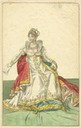 1804 Josephine on coronation day print after Jean-Baptiste Isabey