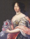 Julie d'Angennes attributed to Pierre Mignard (Hôtel de ville - Rambouillet, Île- de-France, France) From fr.topic-topos.com/julie-dangennes-rambouillet