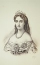 1852 Königin Olga von Württemberg after Winterhalter