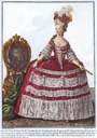 Queen Marie-Antoinette print by Sebastien-Jacques Leclerc
