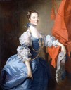 Lady in a Blue Gown (Lady Oxenden in a different pose) by Thomas Hudson (Mallett & Son Antiques)
