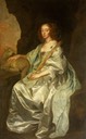 Lady Mary Villiers (1622–1685), Lady Herbert, Later Duchess of Lennox and Richmond, as Saint Agnes by Sir Anthonis van Dyck (Lacock Abbey, Fox Talbot Museum and Village - Lacock, near Chippenham, Wiltshire UK)