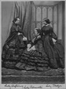 Lady Palmerston and her daughters Fanny (right) and Minny (left) From specialcollectionsuniversityofsouthampton.wordpress.com/2017/01/09/sans-peur-and-sans-reproache-emily-lady-palmerston/ detint