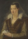Lady, possibly Eleonora de Medici by Allesandro Allori (location unknown to gogm)