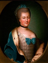 Landgravine, Caroline Henriette of Hesse-Darmsadt by ? (Musée historique de Strasbourg - Strasbourg, Alsace, France) Photo - Rama