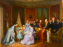 1867 The Emperor and Empress received by Senator and Count Mimerel a Roubaix on 29 August by Claude Jacquand (Chateau de Compiegne, Compiegne)