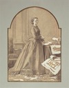L'Imperatrice Eugenie by Henri-Felix-Emmanuel Philippoteaux (Chateaux de Malmaison et Bois-Preau, Malmaison)