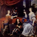 Louise de la Vallière with her children from the King, Mlle de Blois and Comte Vermandois by Pierre Mignard (Châteaux de Versailles et de Trianon - Versailles, Île-de-France, France)