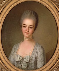 Louise Marie Thérèse Bathilde d'Orléans, princesse de Condé by François Hubert Drouais (Châteaux de Versailles et de Trianon - Versailles, Île-de-France France)