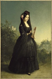 1846 Infanta Luisa Fernanda, Duchess of Montpensier by Franz Xaver Winterhalter (Châteaux de Versailles et de Trianon - Versailles, Île-de-France, France)
