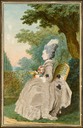 Madame de Boissandré by Louis Carrogis (Musée Condé - Chantilly France)